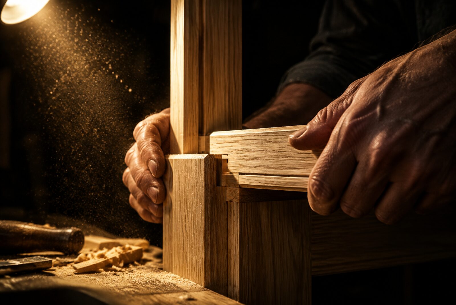 Fine carpentry detail on a Reyvant Construction Group project