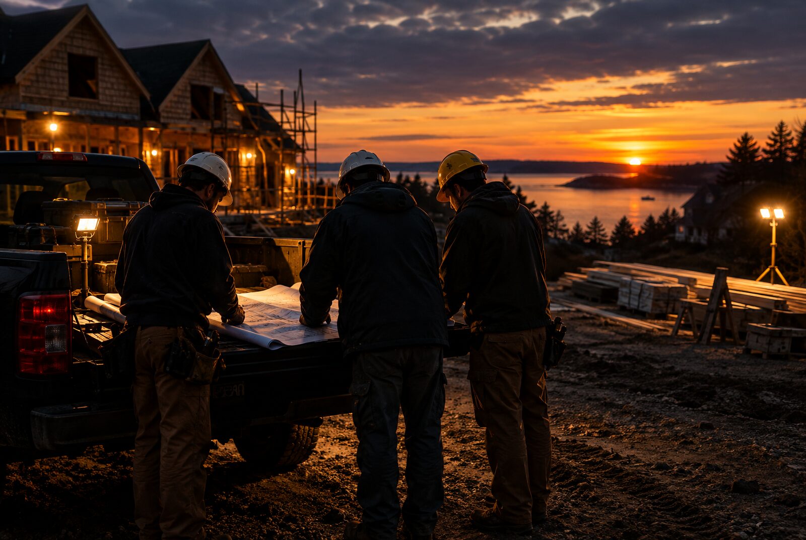 Trade partners working with Reyvant Construction Group
